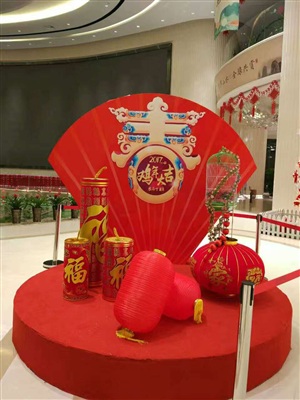 萬達(dá)2017新春案場(chǎng)包裝